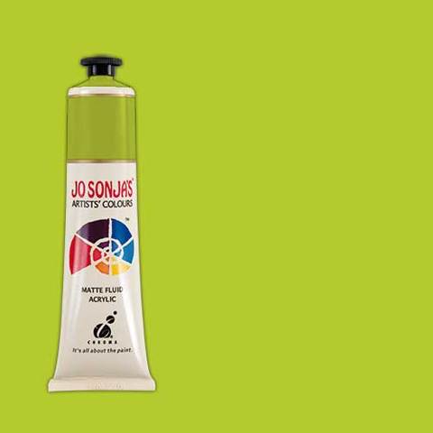 Jo Sonja Artists' Matte Flow Acrylic 75ml Yellow Green 697