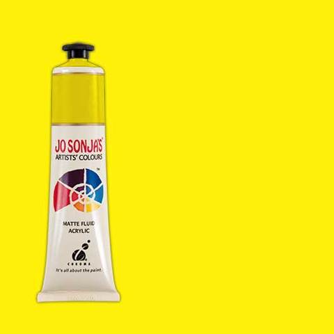 Jo Sonja Artists' Matte Flow Acrylic 75ml Yellow Light 049