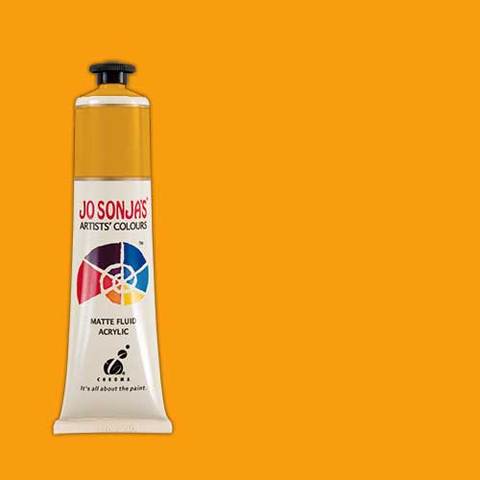Jo Sonja Artists' Matte Flow Acrylic 75ml Yellow Orange 698