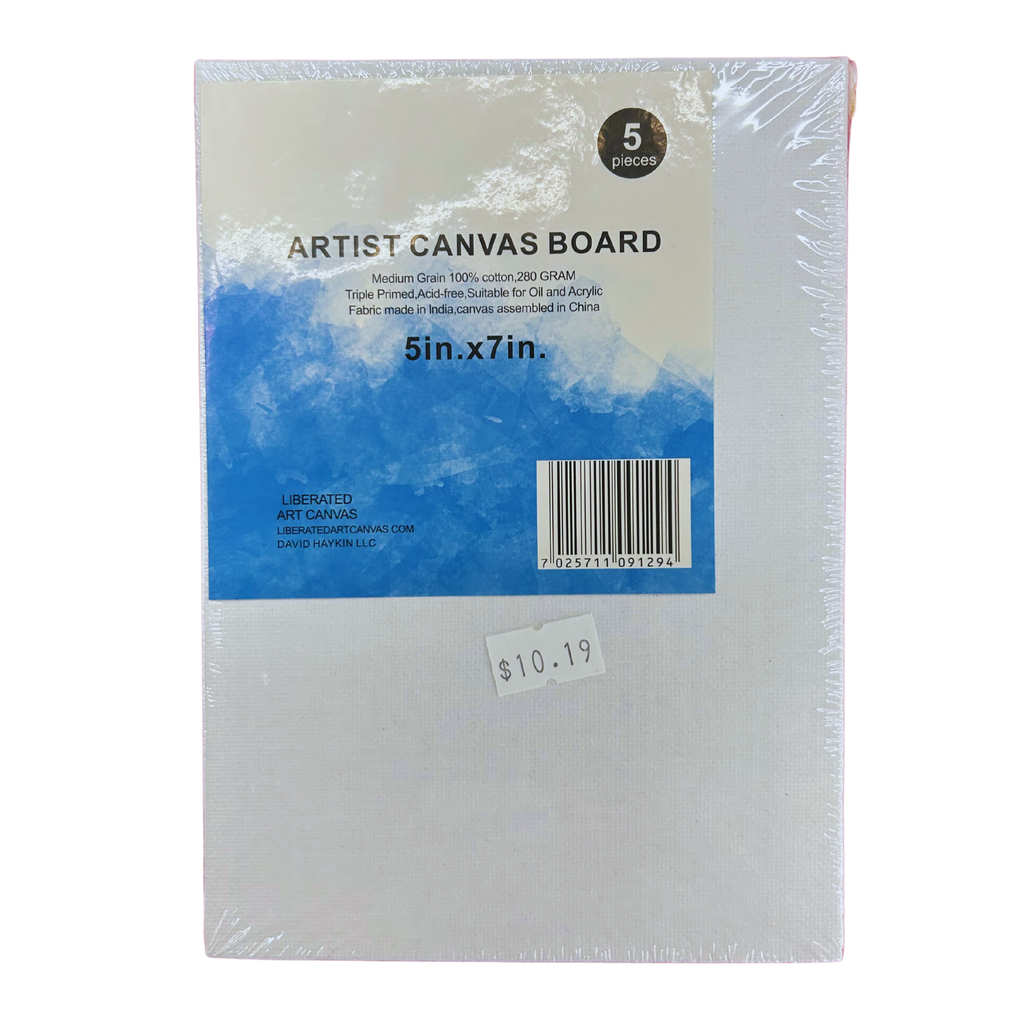 Liberated Art Canvas Panel 5x7 5pk