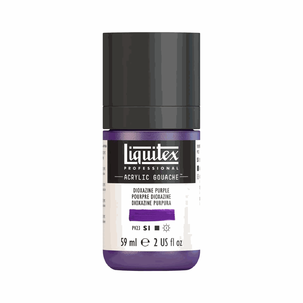 Liquitex Acrylic Gouache Dioxazine Purple S1 59mL **ND**