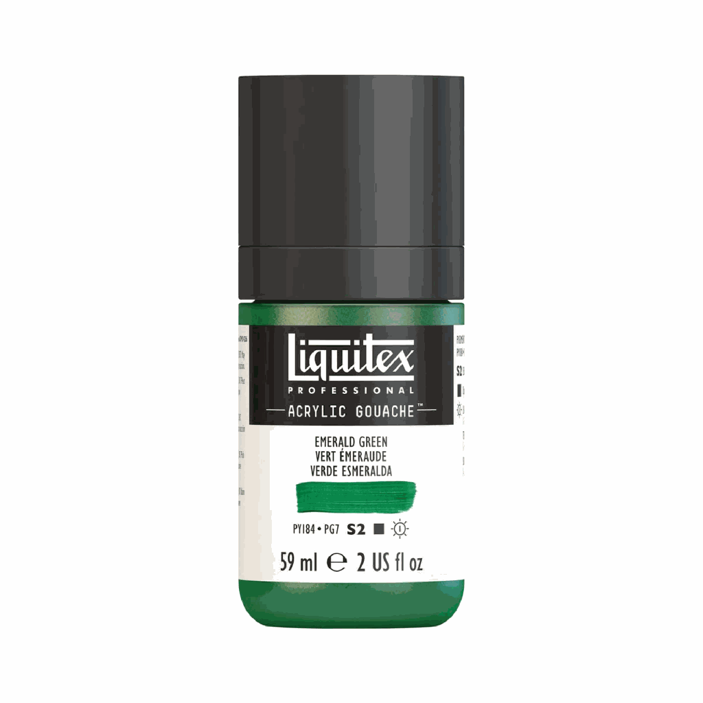 Liquitex Acrylic Gouache Emerald Green S2 59mL **ND**