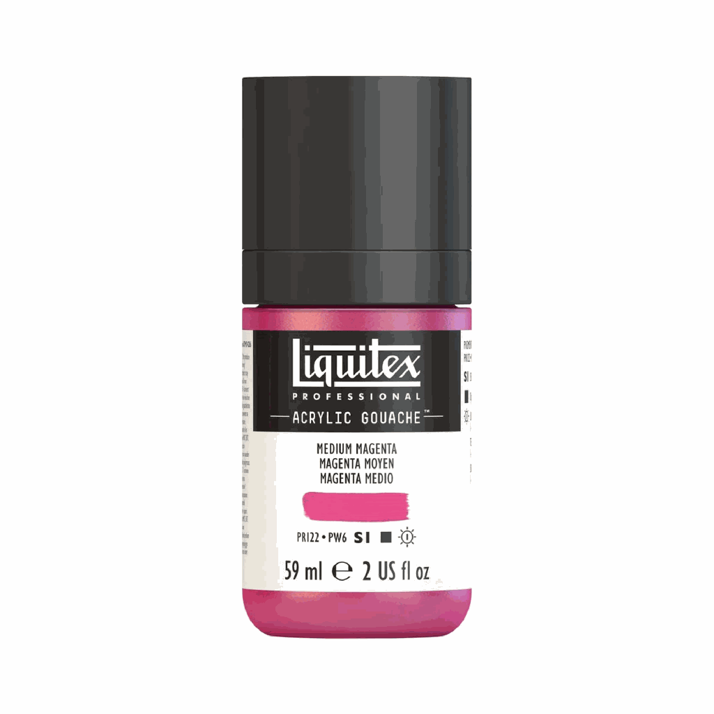 Liquitex Acrylic Gouache Medium Magenta S1 59mL **ND**
