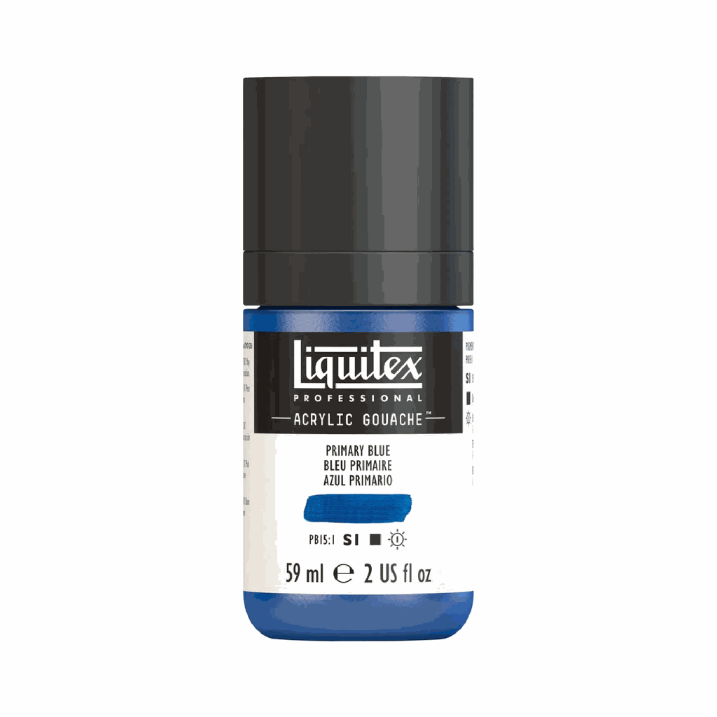 Liquitex Acrylic Gouache Primary Blue S1 59mL **ND**