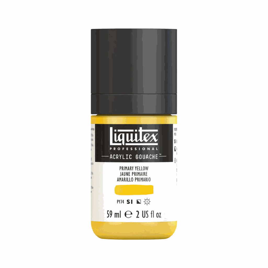 Liquitex Acrylic Gouache Primary Yellow S1 59mL **ND**