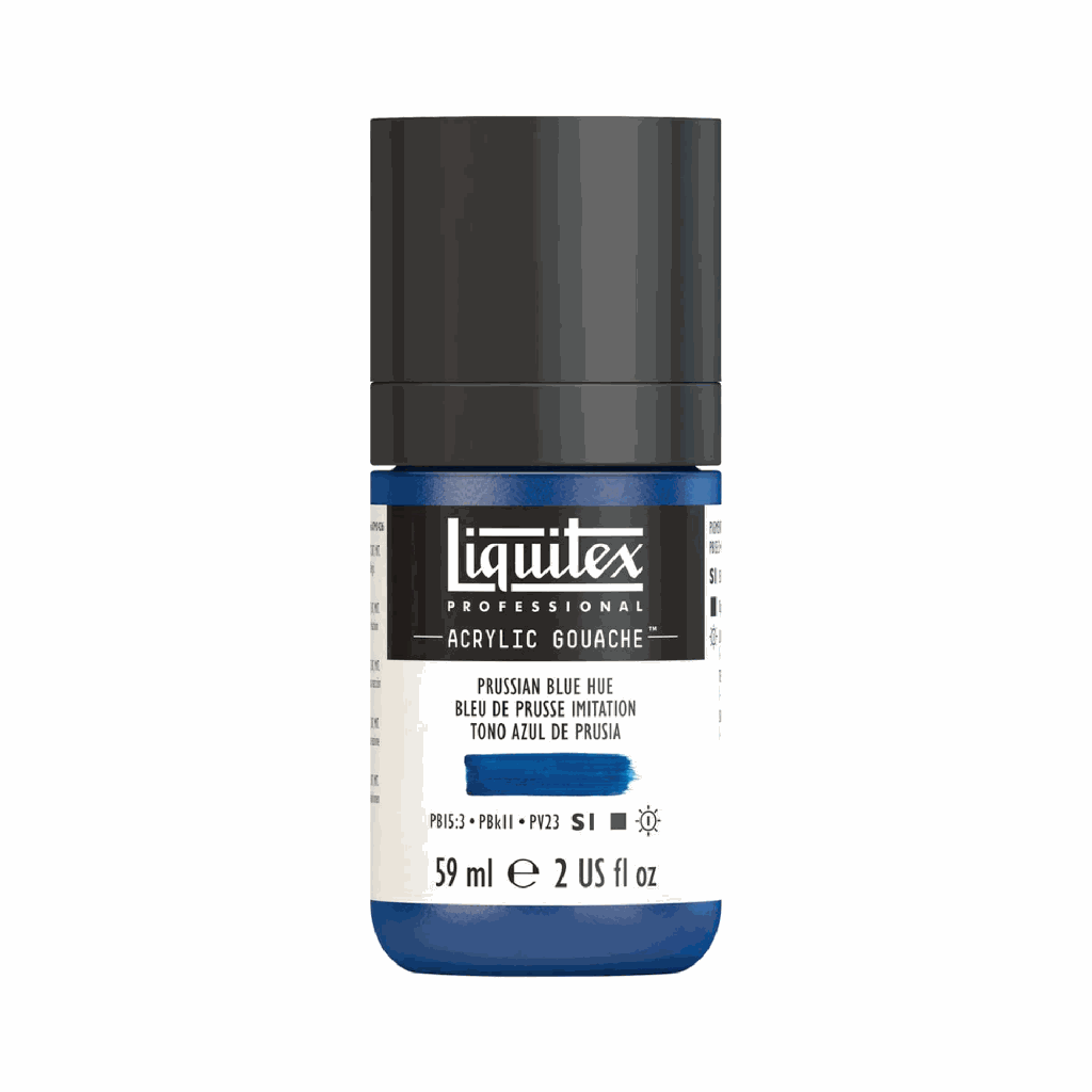 Liquitex Acrylic Gouache Prussian Blue Hue S1 59mL **ND**
