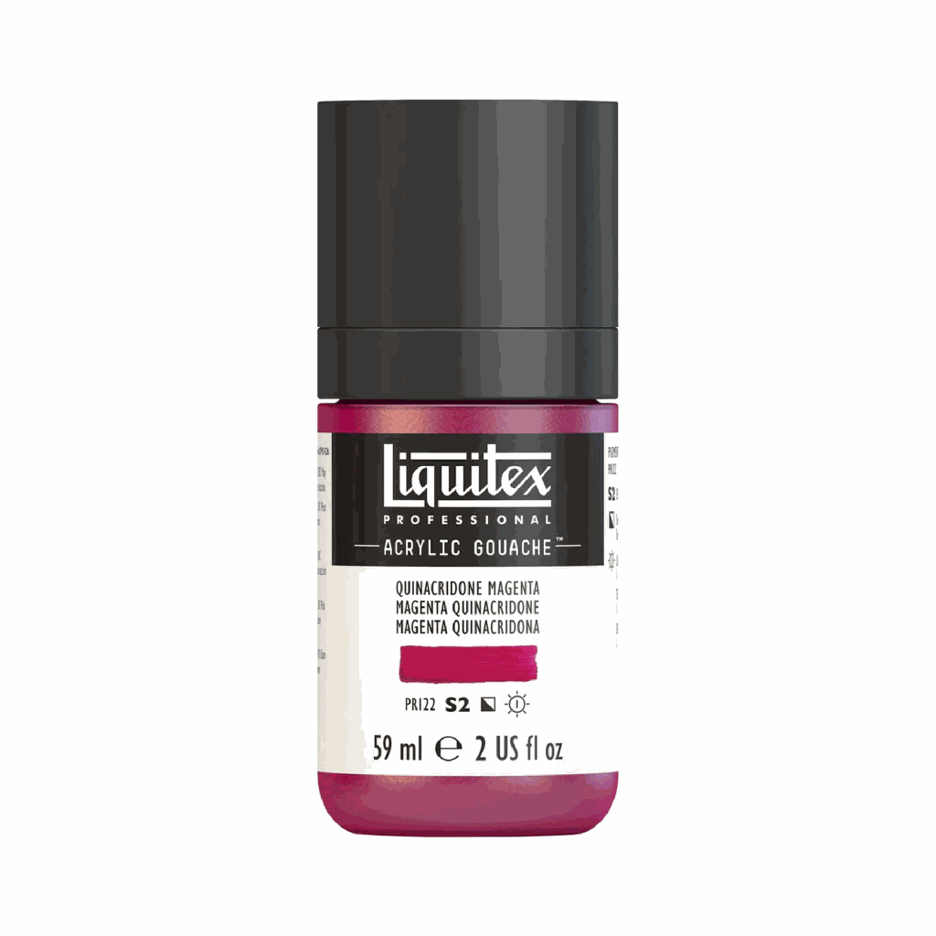 Liquitex Acrylic Gouache Quinacridone Magenta S2 59mL **ND**