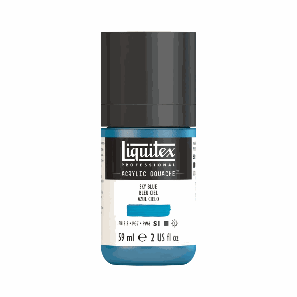 Liquitex Acrylic Gouache Sky Blue S1 59mL **ND**