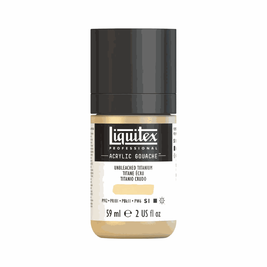 Liquitex Acrylic Gouache Unbleached Titanium S1 59mL **ND**