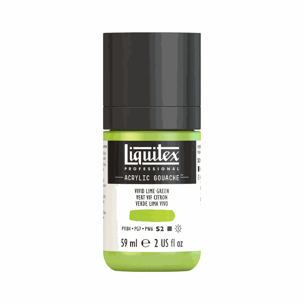 Liquitex Acrylic Gouache Vivid Lime Green S2 59mL **ND**