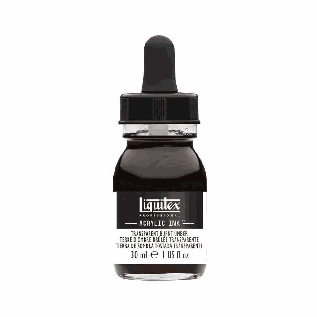 Liquitex Acrylic Ink Burnt Umber 30ml **ND**