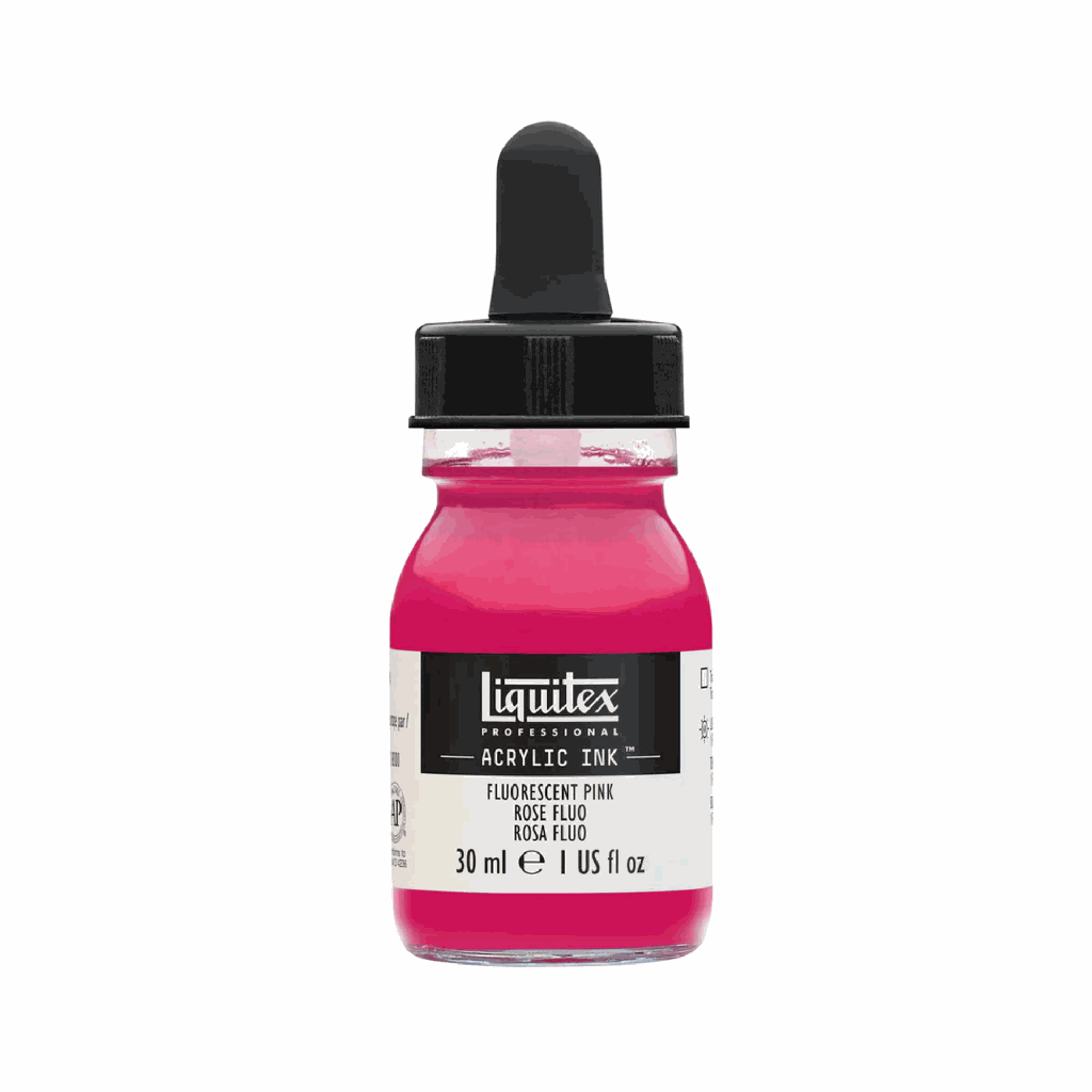 Liquitex Acrylic Ink Fluorescent Pink 30ml **ND**
