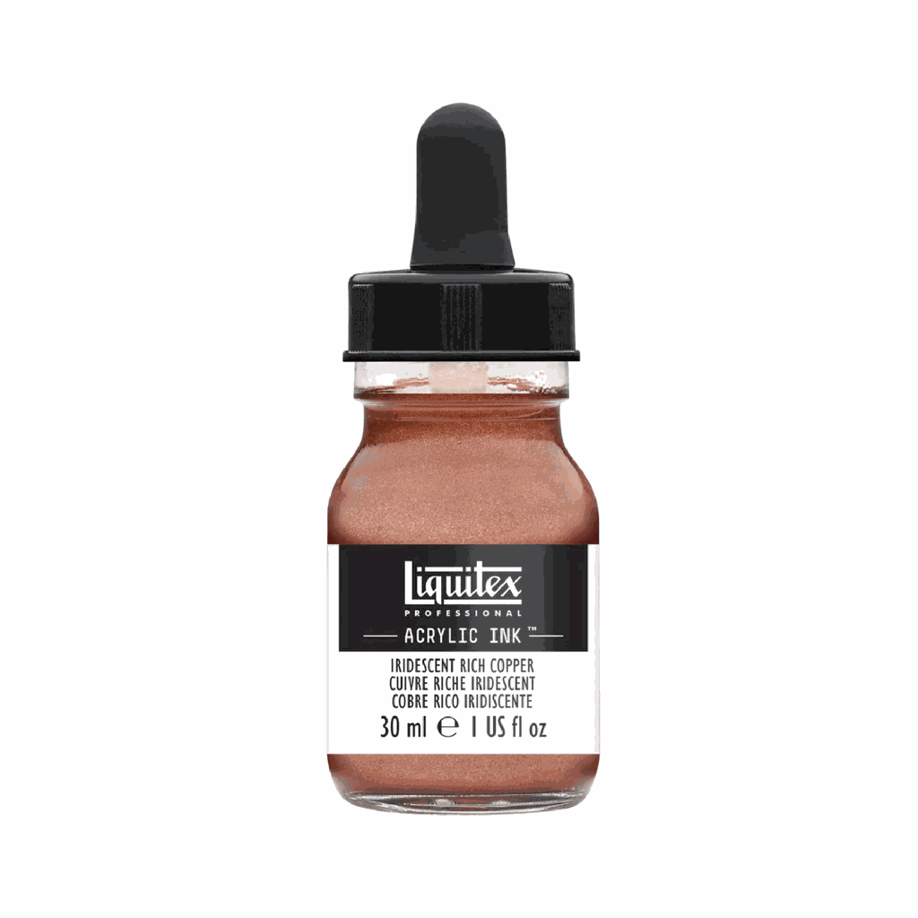 Liquitex Acrylic Ink Iridescent Rich Copper 30ml **ND**