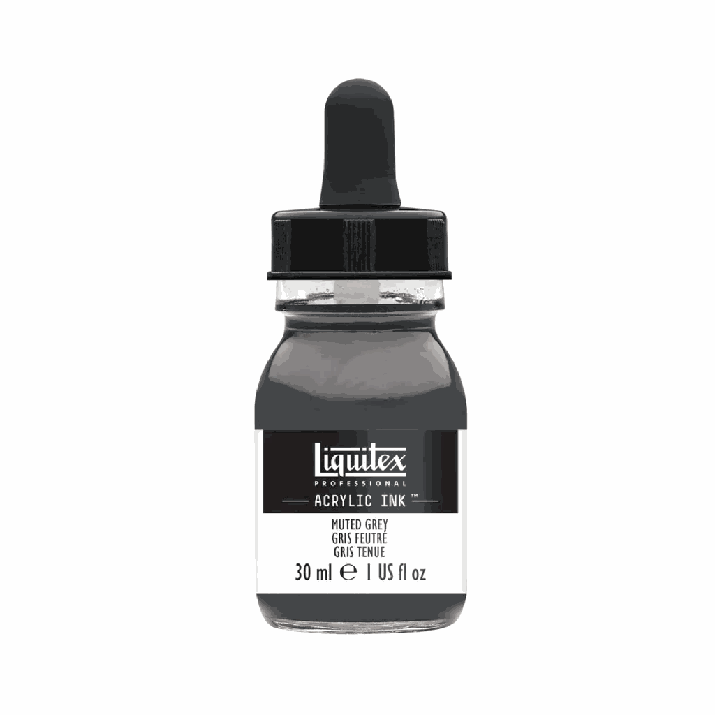 Liquitex Acrylic Ink Muted Grey 30ml **ND**