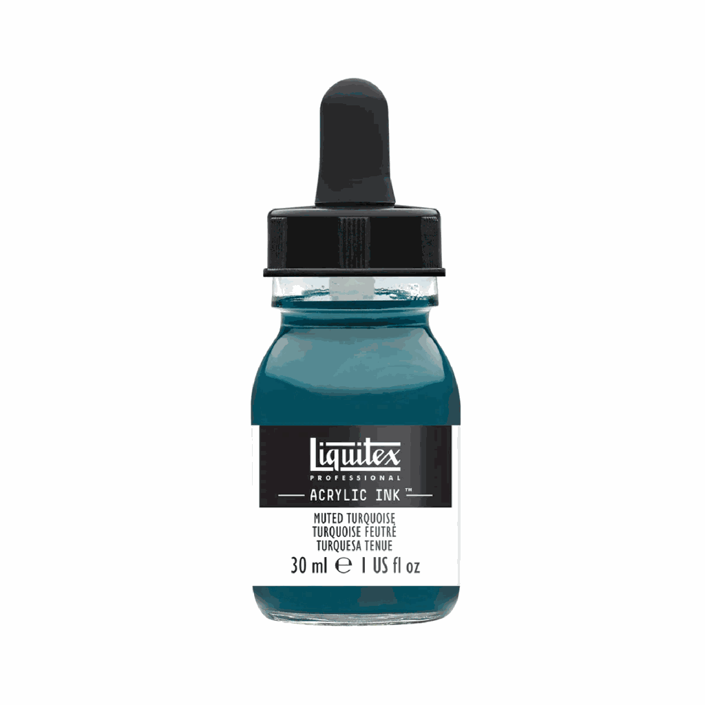 Liquitex Acrylic Ink Muted Turquoise 30ml **ND**