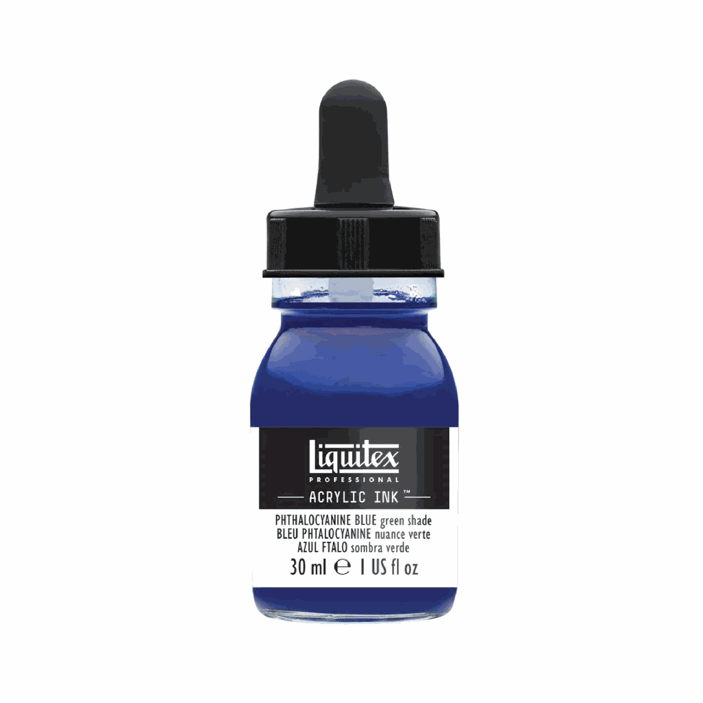 Liquitex Acrylic Ink Phthalo Blue Green Shade 30ml **ND**