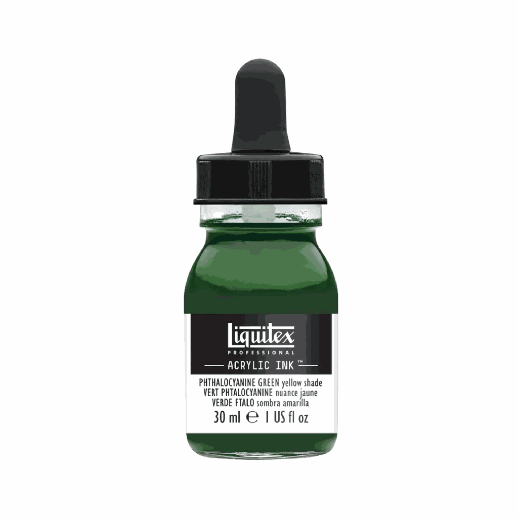 Liquitex Acrylic Ink Phthalo Green Yellow Shade 30ml **ND**