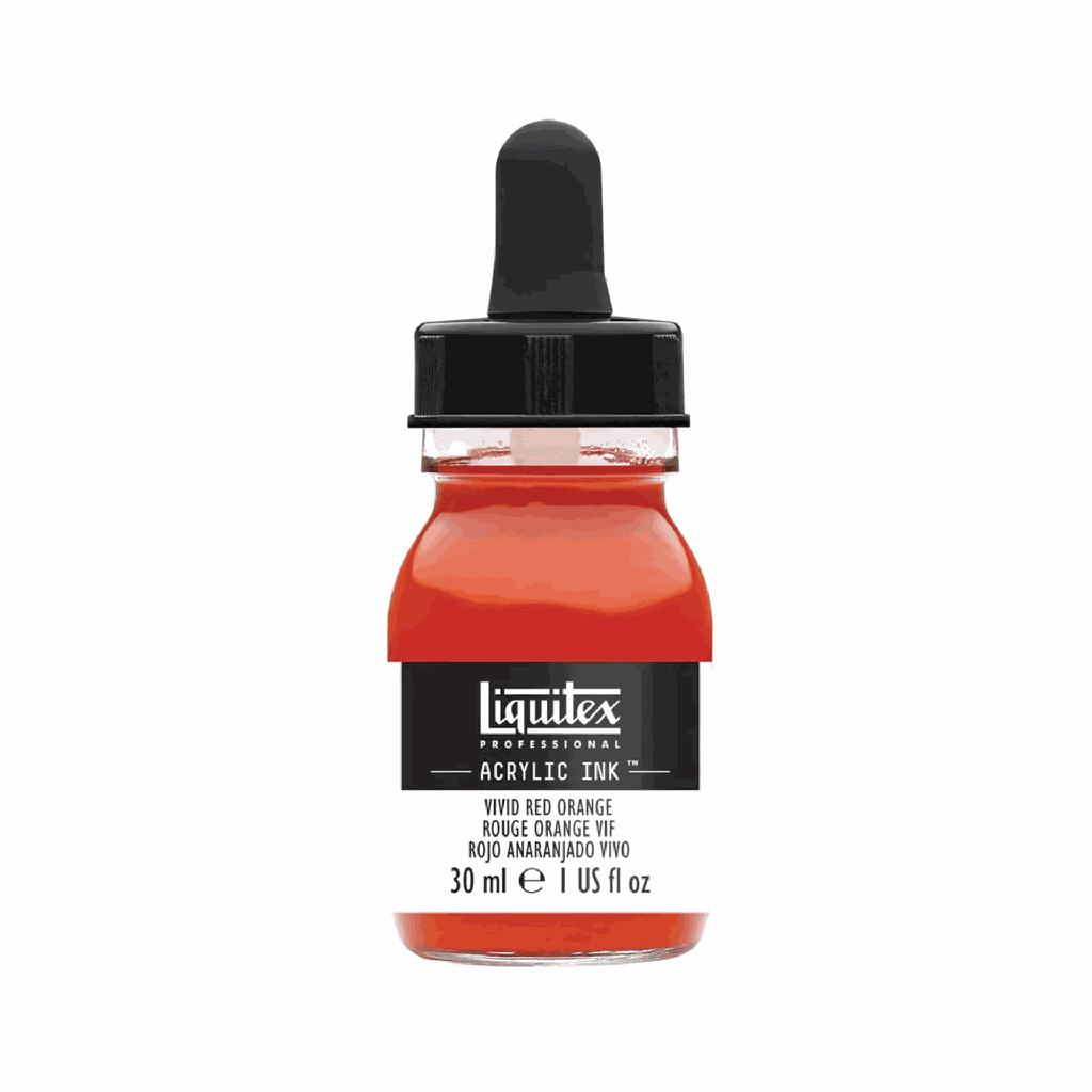 Liquitex Acrylic Ink Vivid Red Orange 30ml **ND**