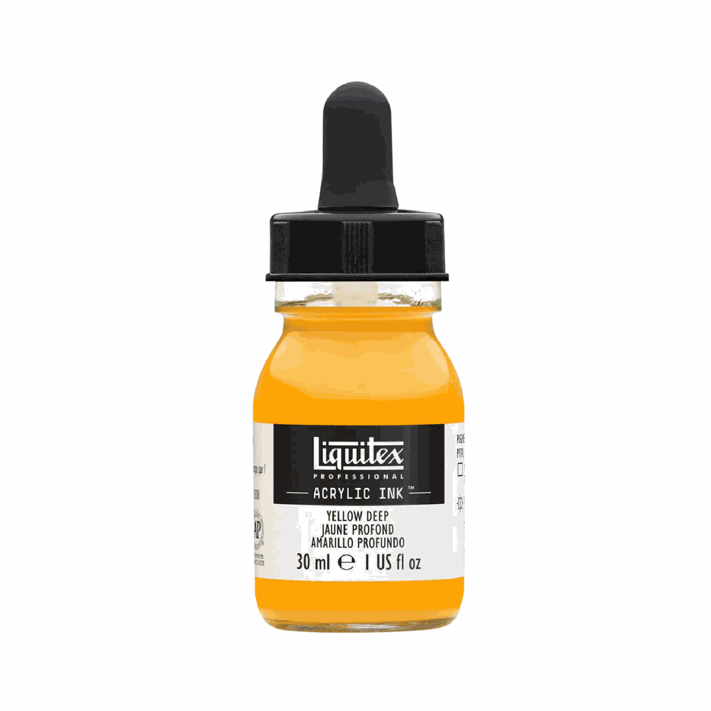 Liquitex Acrylic Ink Yellow Deep 30ml **ND**