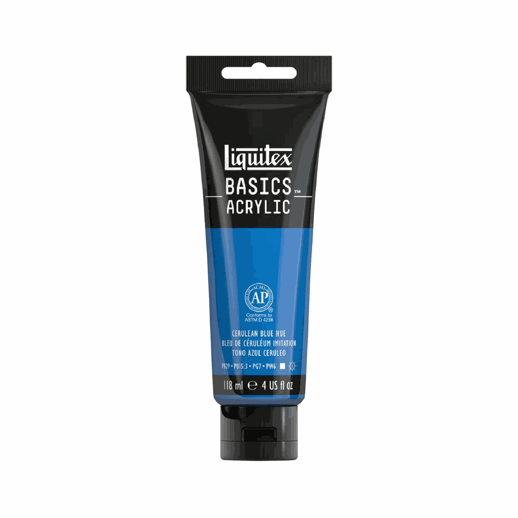 Liquitex BASICS Acrylic 118ml Cerulean Blue Hue *ND*