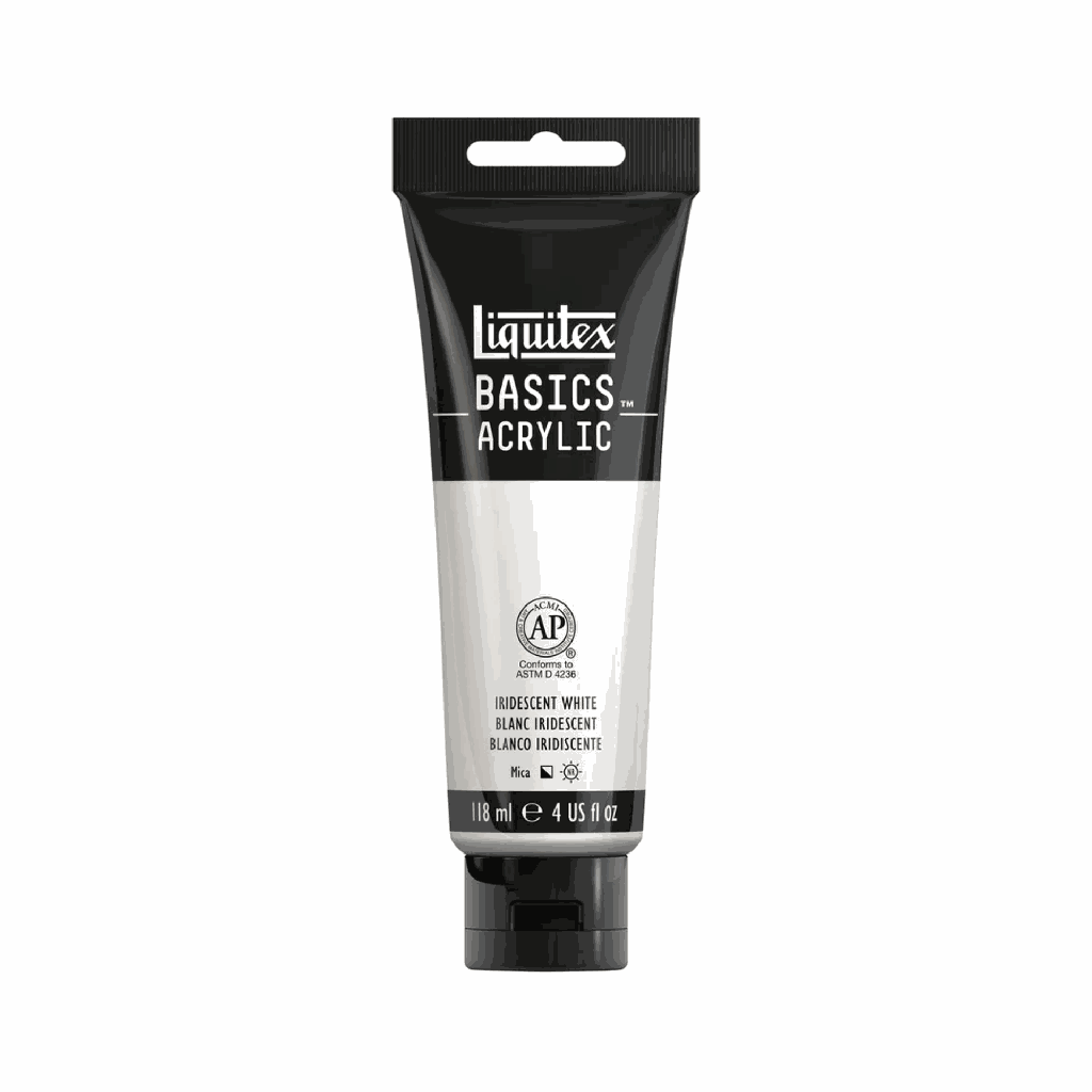 Liquitex BASICS Acrylic 118ml Iridescent White *ND*