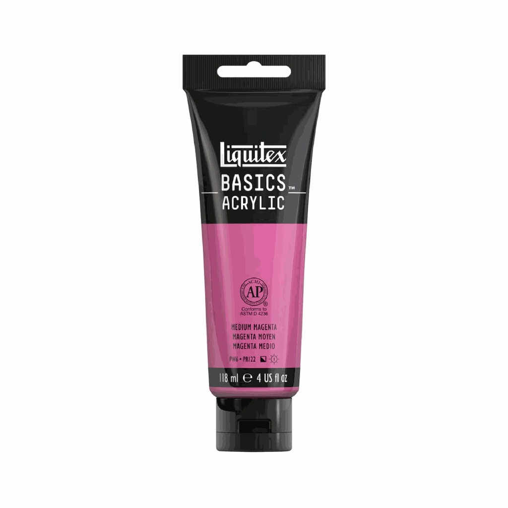 Liquitex BASICS Acrylic 118ml Medium Magenta *ND*
