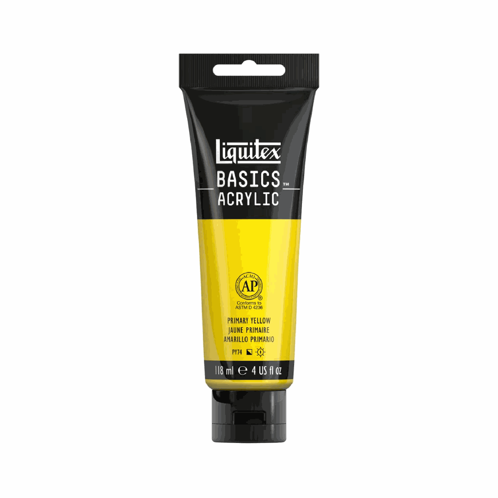 Liquitex BASICS Acrylic 118ml Primary Yellow *ND*