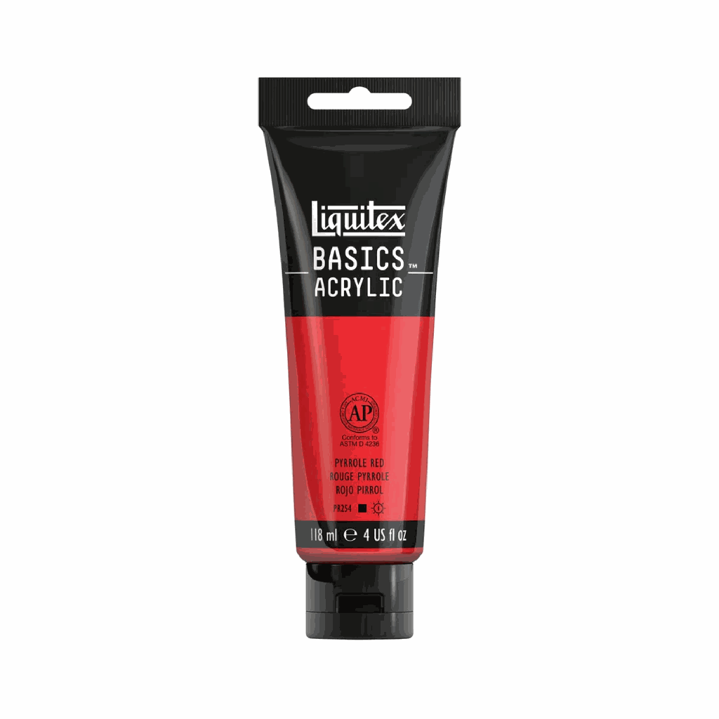 Liquitex BASICS Acrylic 118ml Pyrrole Red *ND*