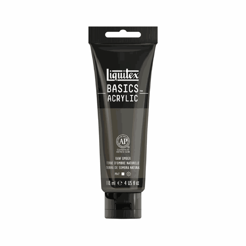 Liquitex BASICS Acrylic 118ml Raw Umber *ND*