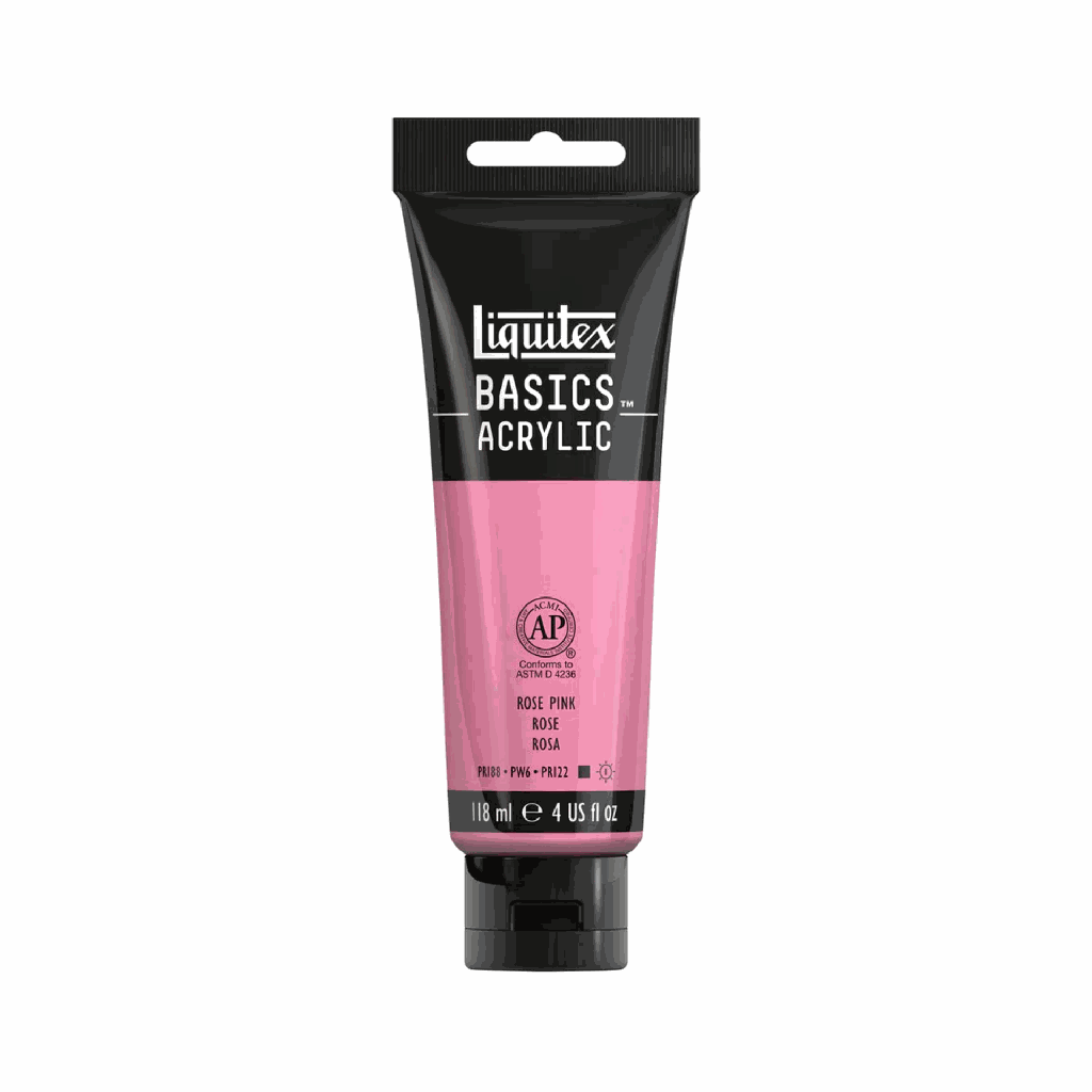 Liquitex BASICS Acrylic 118ml Rose Pink *ND*