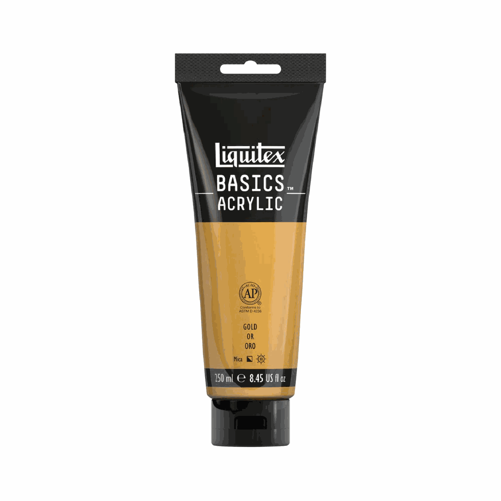 Liquitex BASICS Acrylic 250ml Gold *ND*