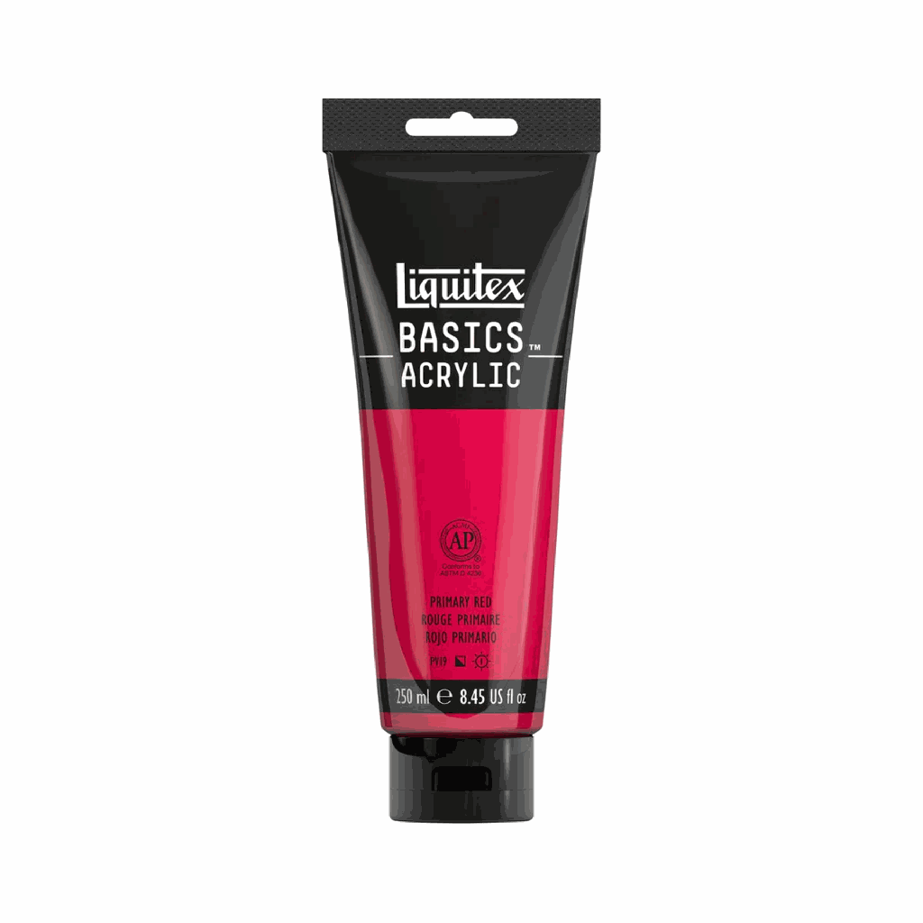 Liquitex BASICS Acrylic 250ml Primary Red *ND*