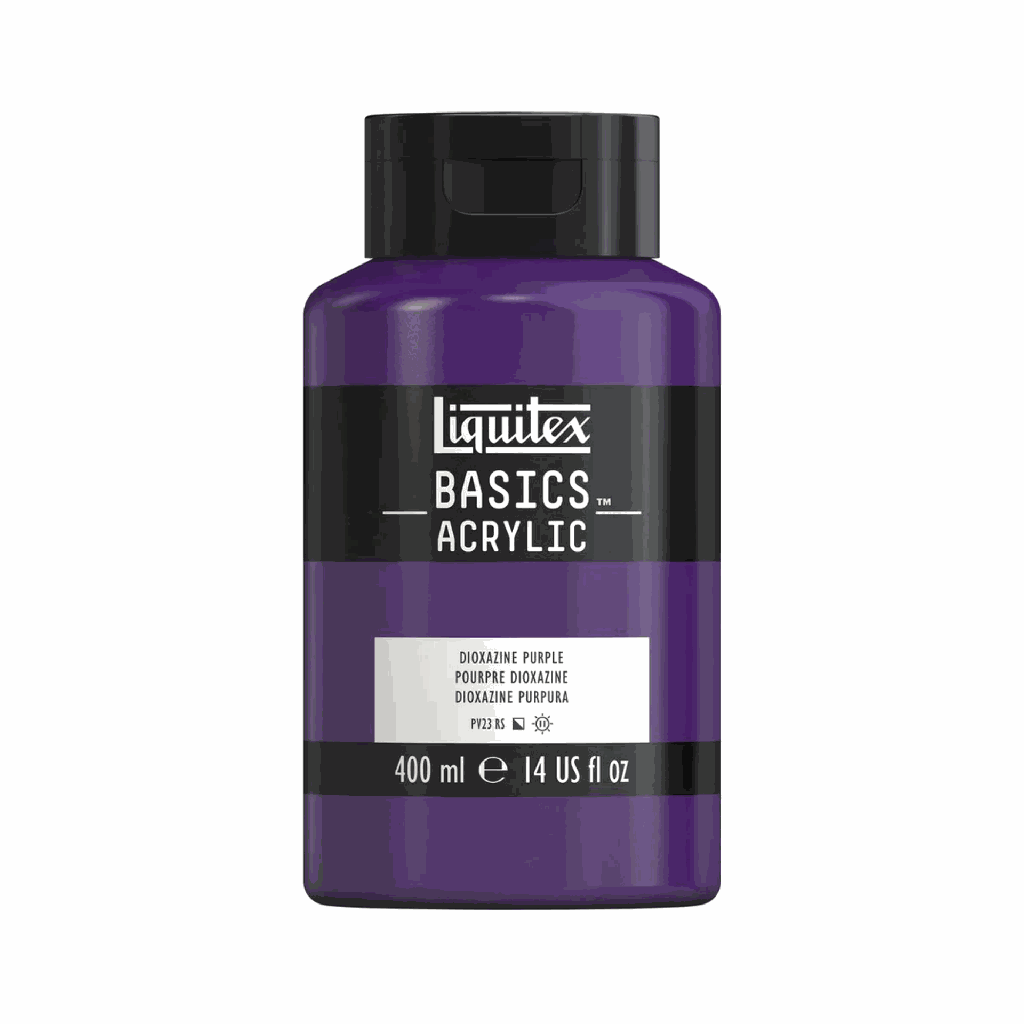 Liquitex Basics Acrylic 400ml Jar Dioxazine Purple *ND*