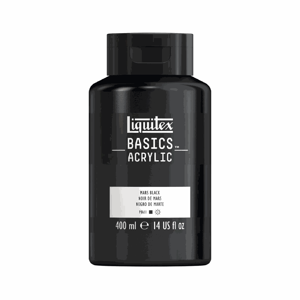 Liquitex Basics Acrylic 400ml Jar Mars Black **ND**