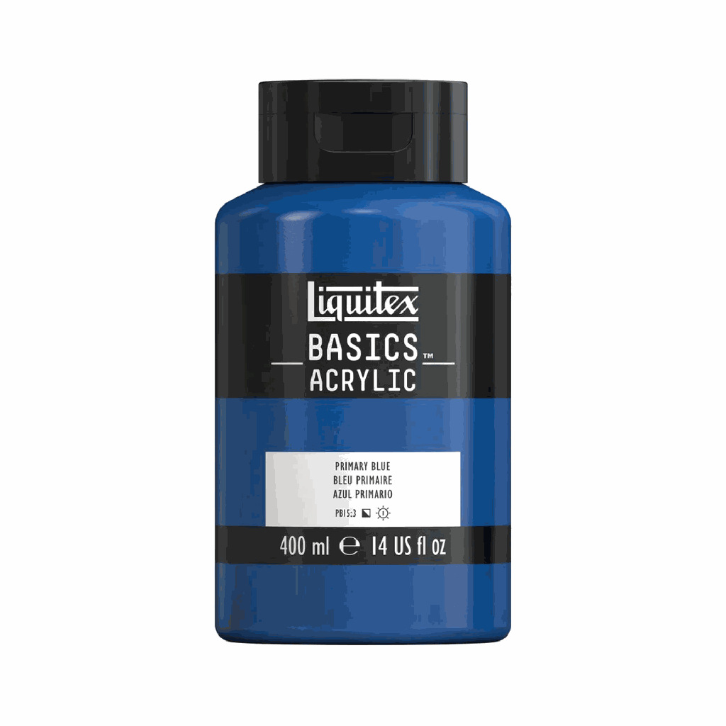 Liquitex Basics Acrylic 400ml Jar Primary Blue **ND**