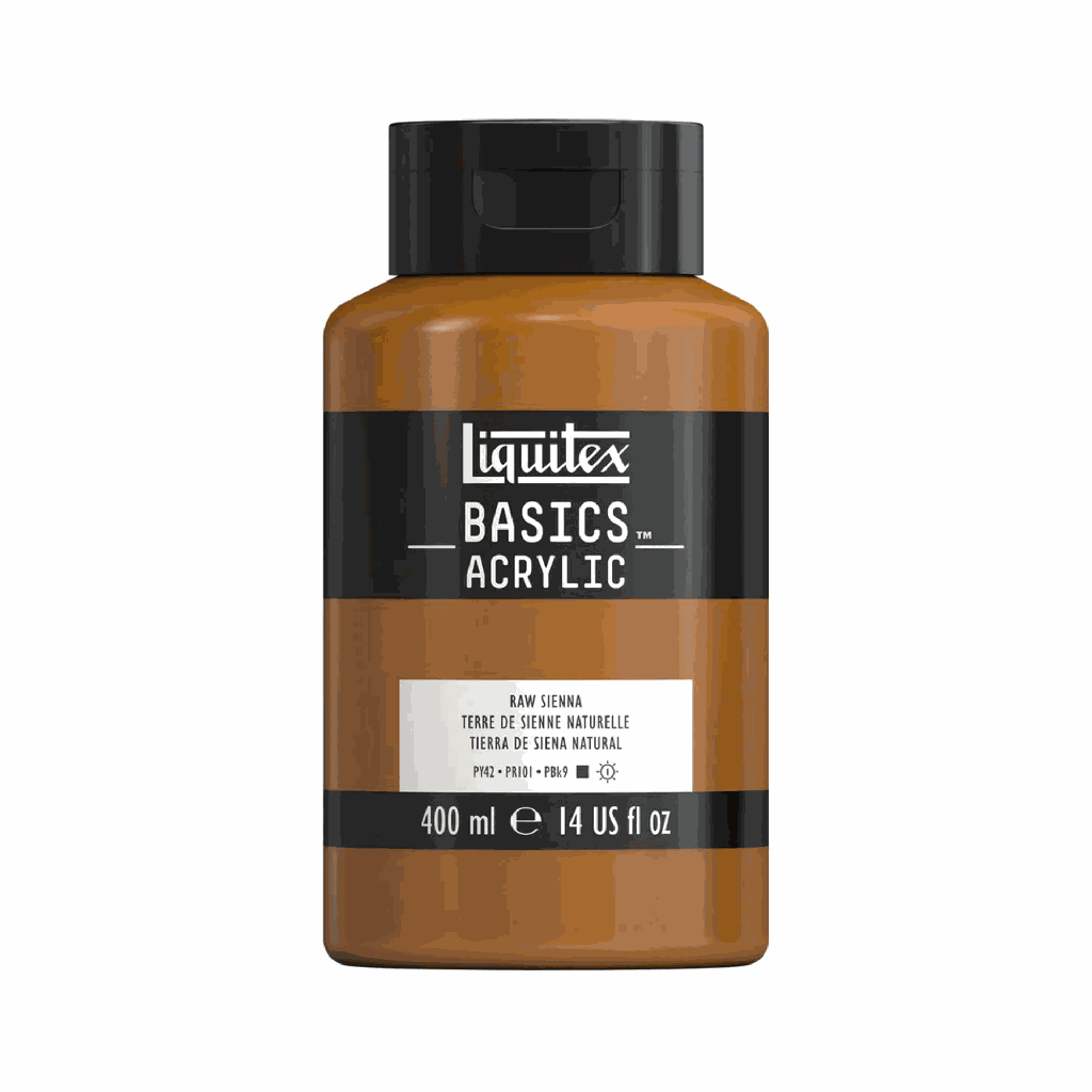 Liquitex Basics Acrylic 400ml Jar Raw Sienna **ND**