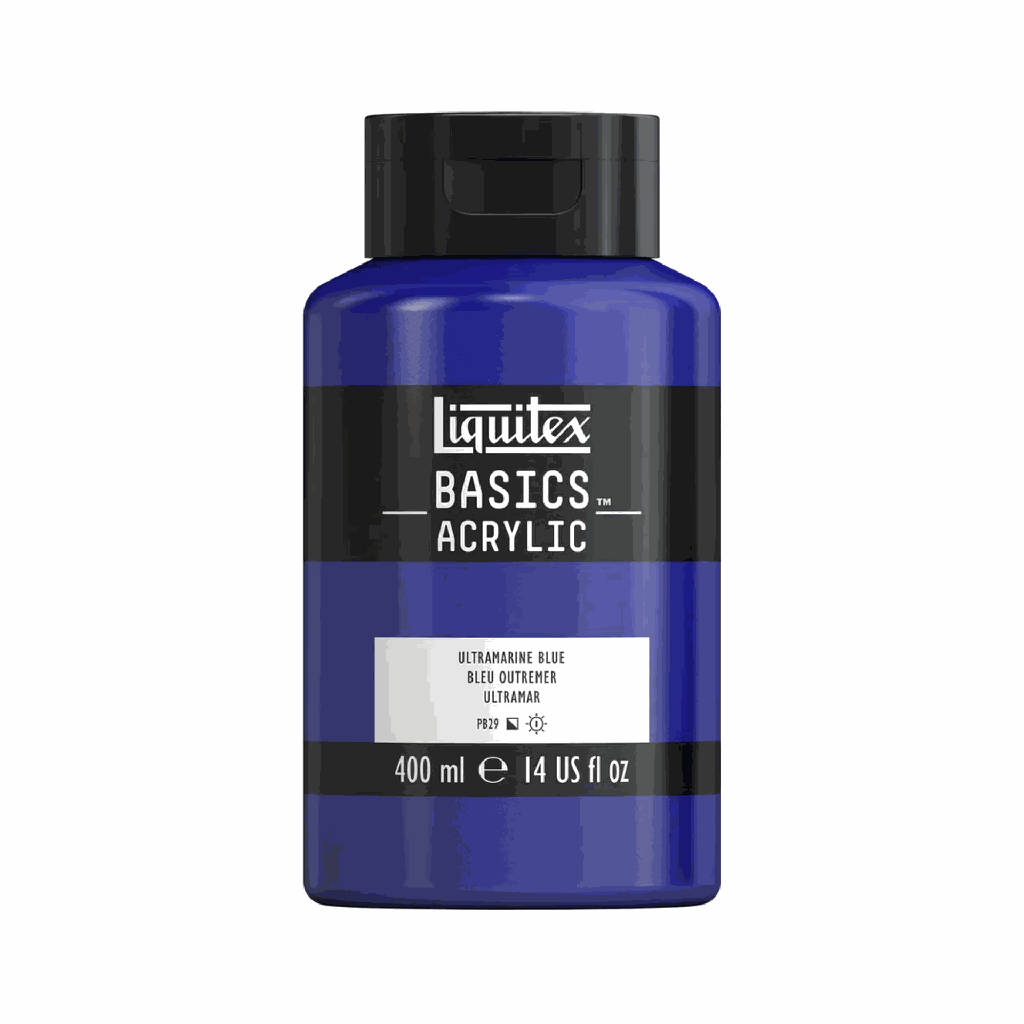 Liquitex Basics Acrylic 400ml Jar Ultramarine Blue **ND**