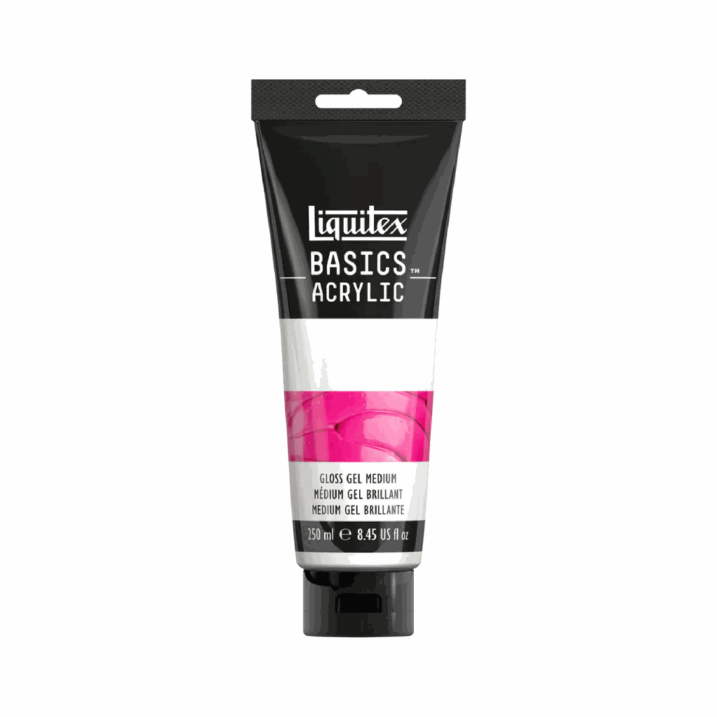 Liquitex BASICS Acrylic Gel Medium Gloss 250ml **ND**
