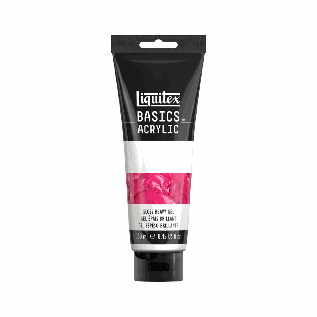 Liquitex BASICS Acrylic Gel Medium Gloss Heavy  250ml **ND**
