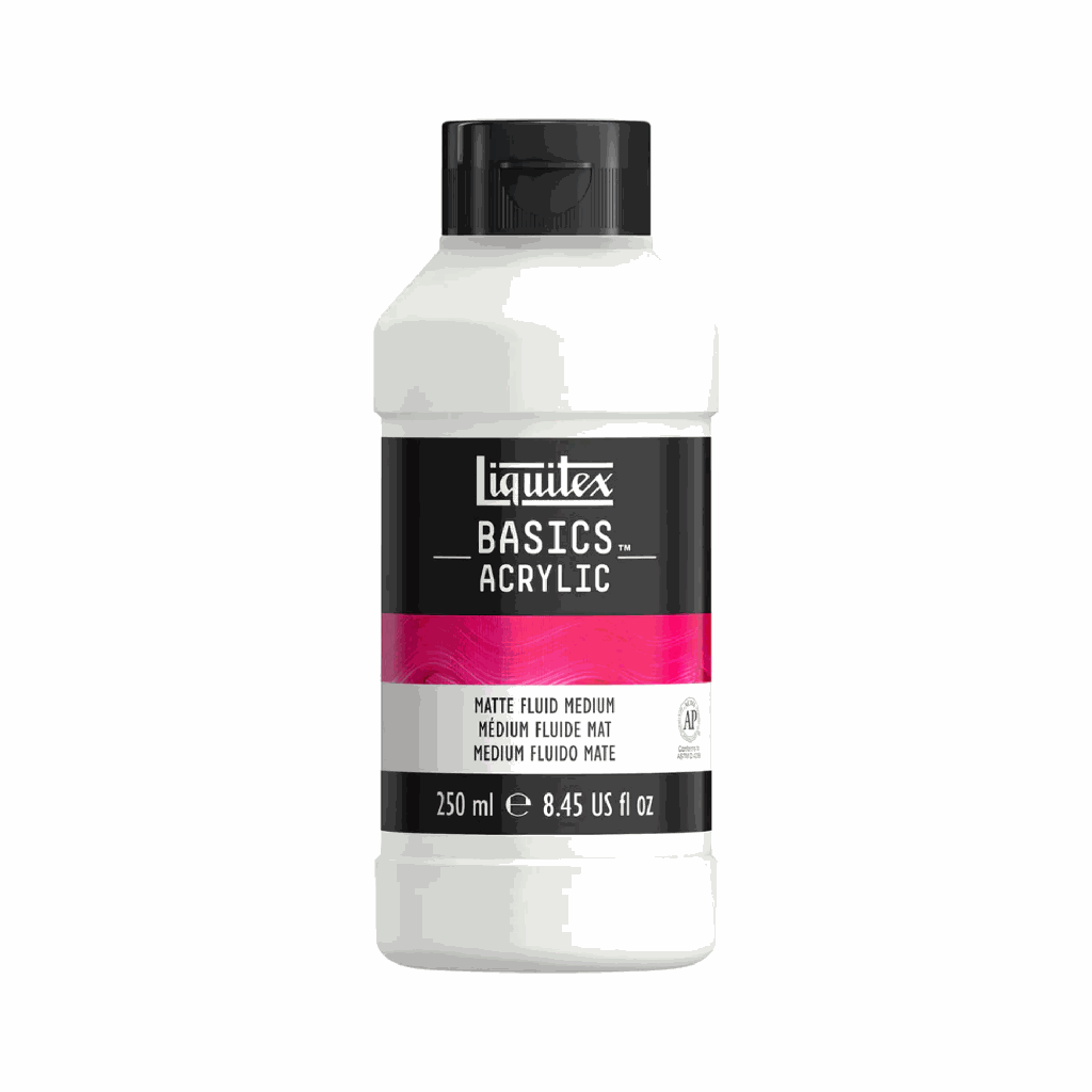 Liquitex BASICS Acrylic Matte Fluid Medium 250ml **ND**