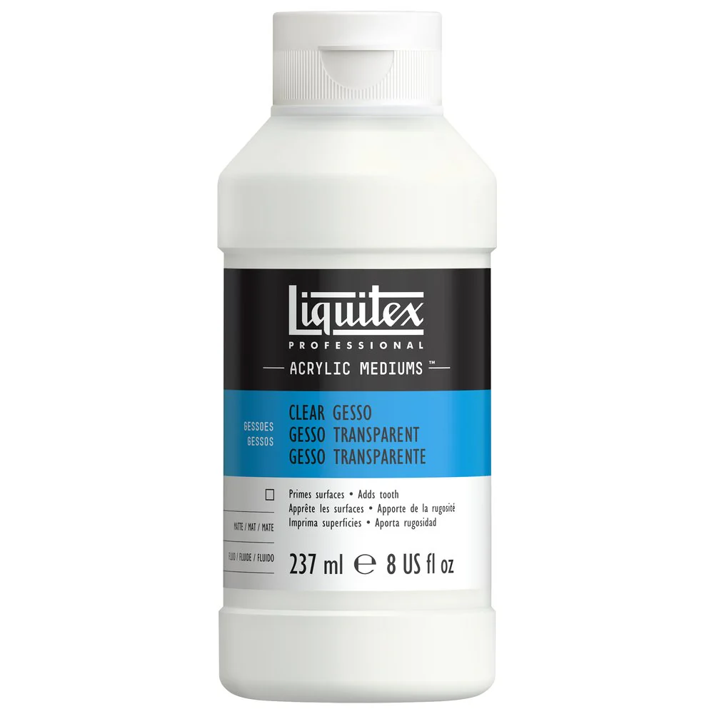 Liquitex Grounds Gesso Clear 237ml Jar **ND**