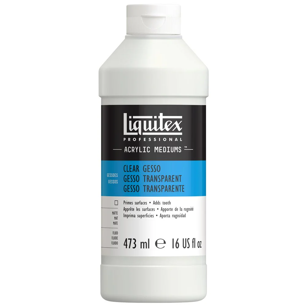 Liquitex Grounds Gesso Clear 473ml Jar **ND**