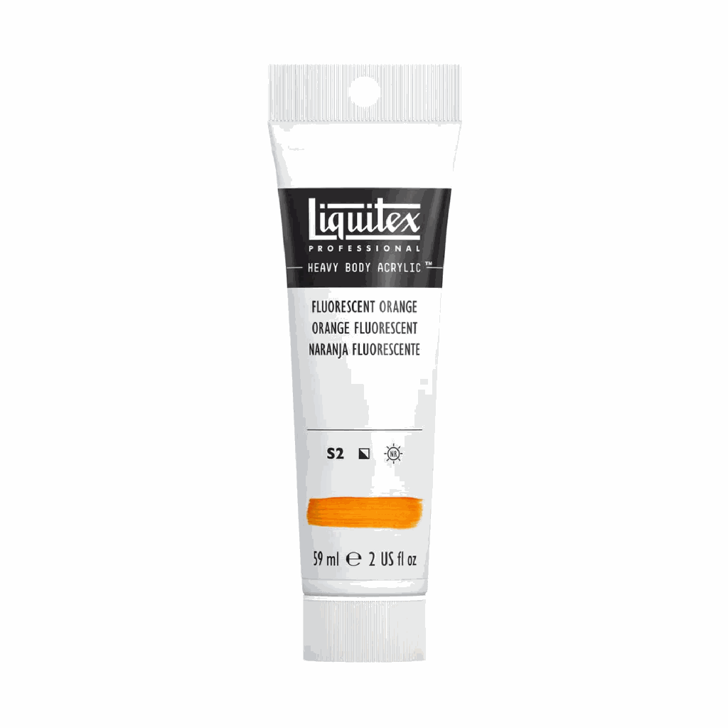 Liquitex Heavy Body Acrylic 2oz Tube Fluorescent Orange S2 **ND**