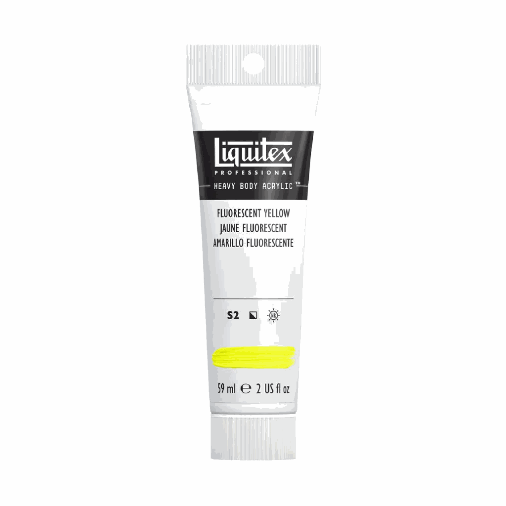 Liquitex Heavy Body Acrylic 2oz Tube Fluorescent Yellow S2 **ND**