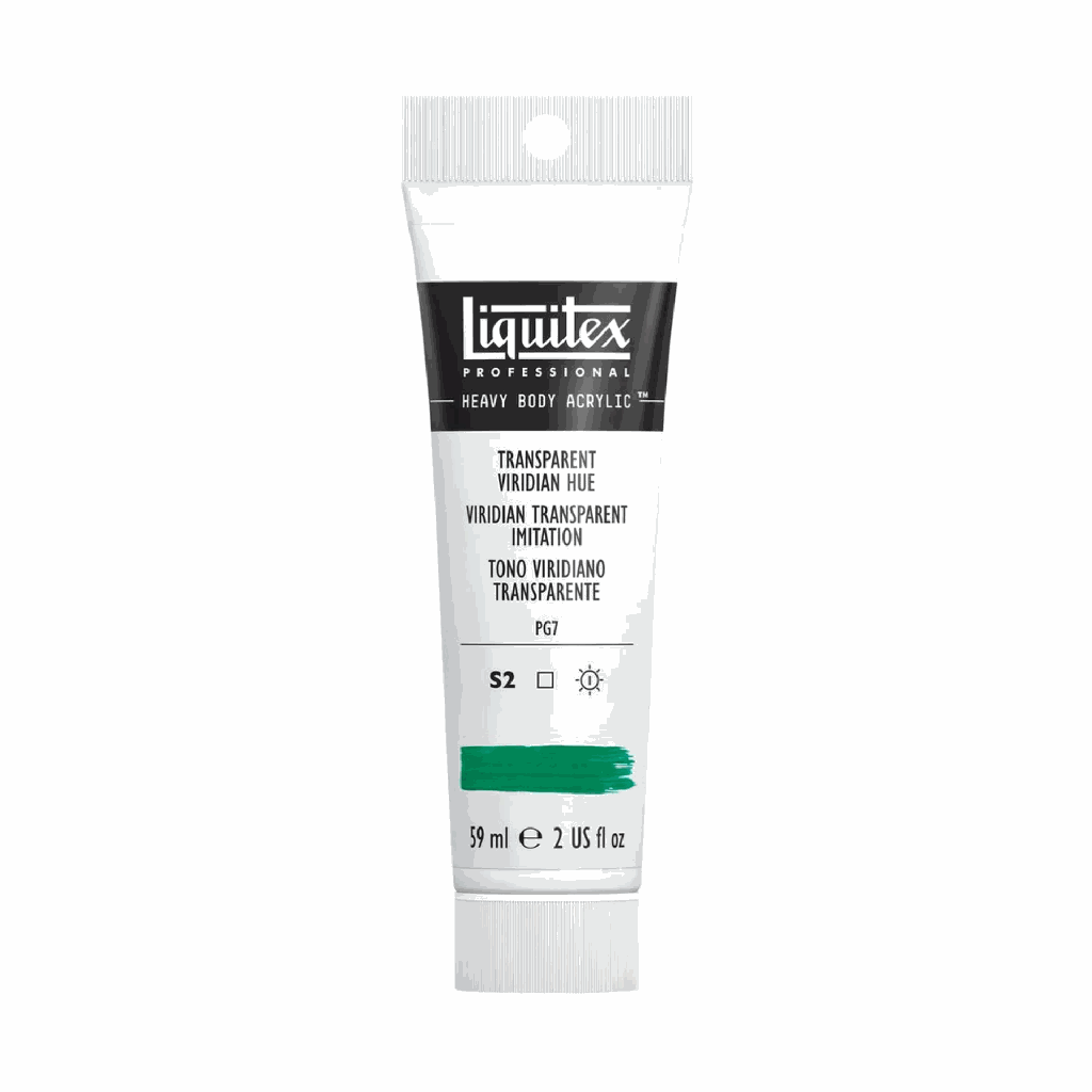 Liquitex Heavy Body Acrylic 2oz Tube Transparent Viridian Hue S2 **ND**