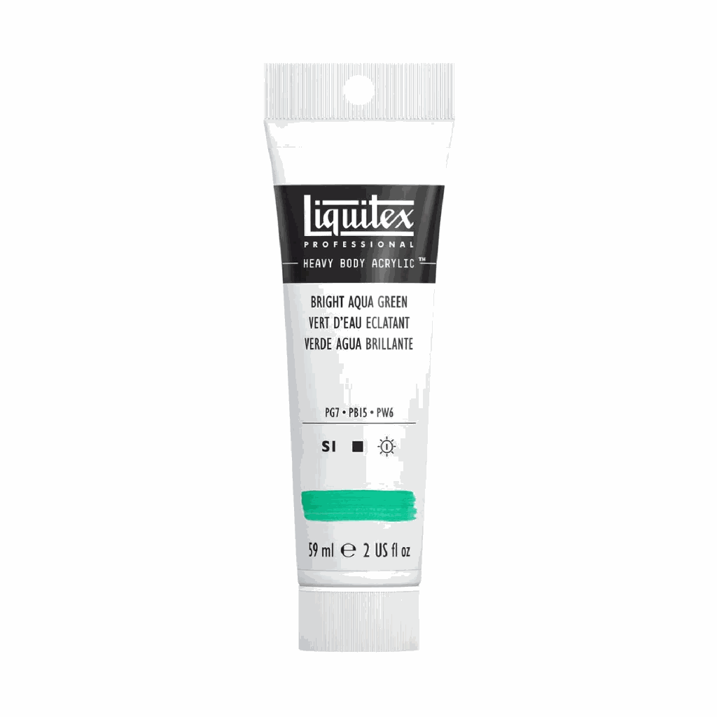 Liquitex Heavy Body Acrylic 2oz Tube Bright Aqua Green S1 **ND**