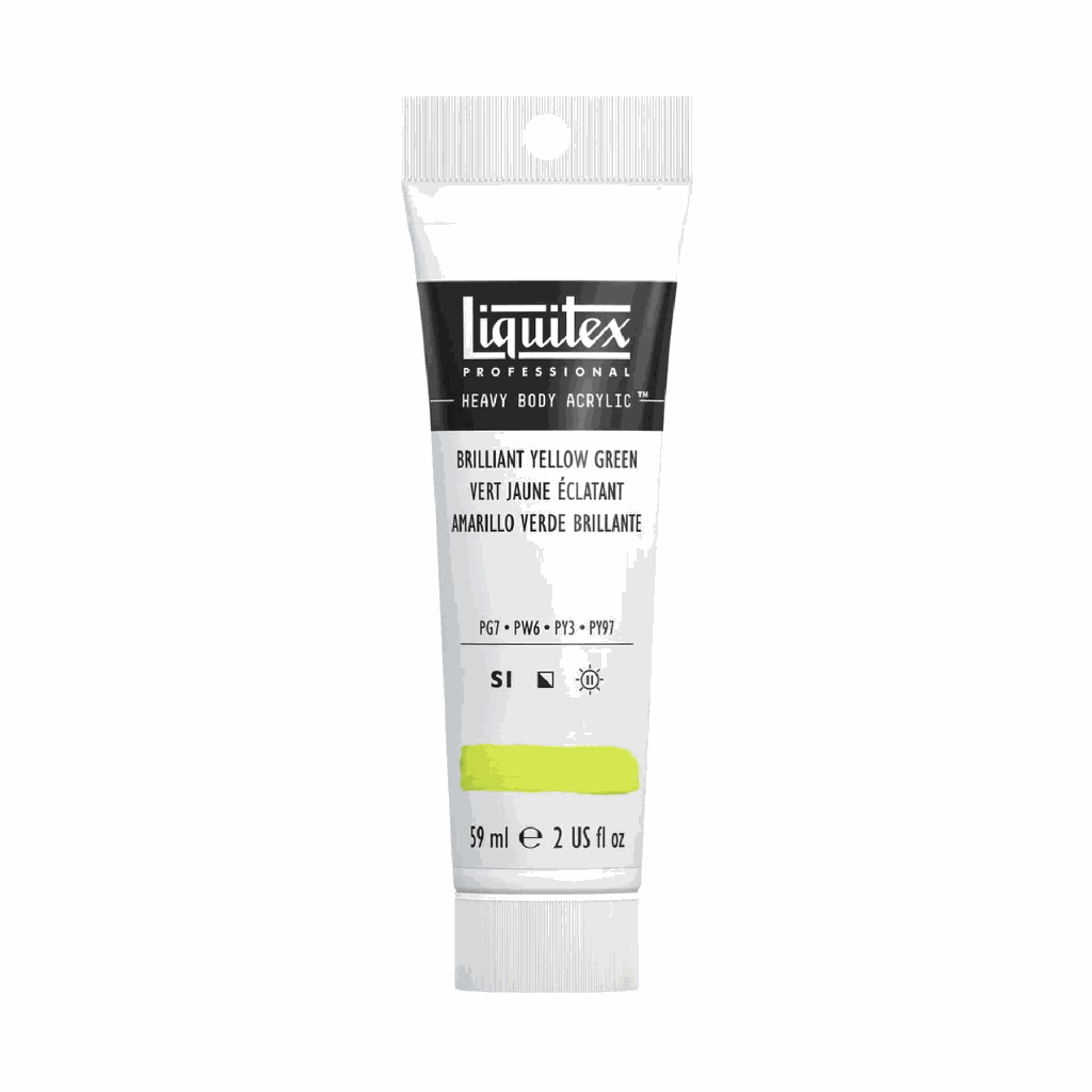 Liquitex Heavy Body Acrylic 2oz Tube Brilliant Yellow Green S1 **ND**