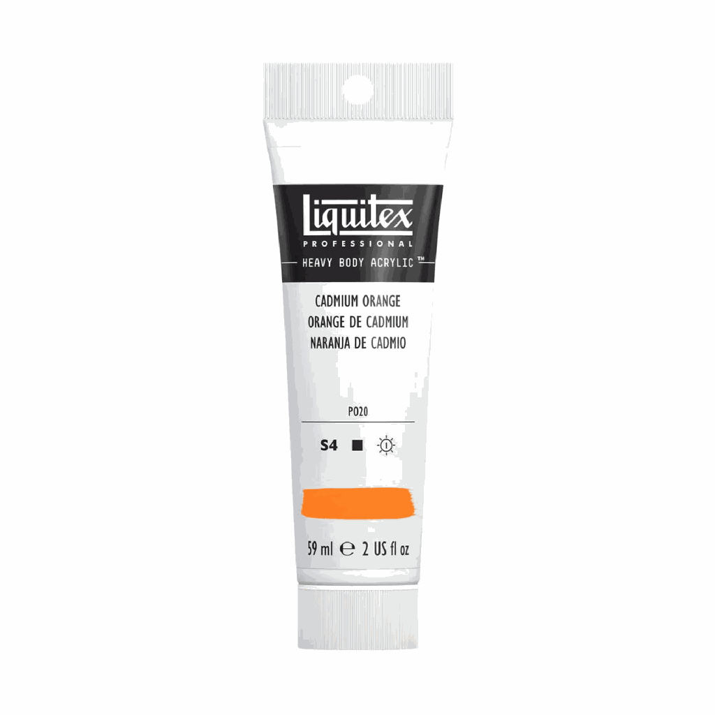 Liquitex Heavy Body Acrylic 2oz Tube Cadmium Orange S4 **ND**