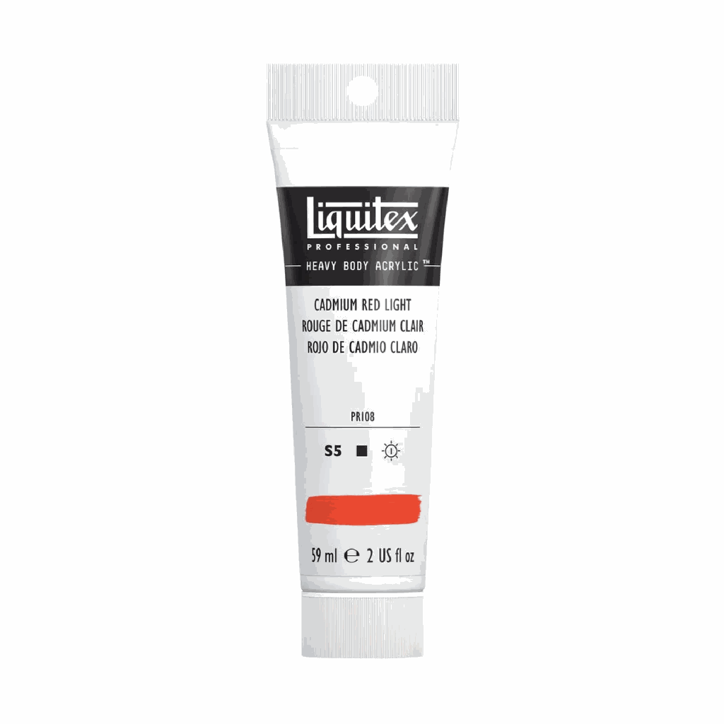 Liquitex Heavy Body Acrylic 2oz Tube Cadmium Red Light S5 **ND**