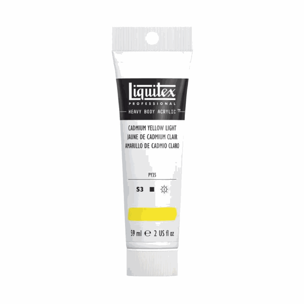 Liquitex Heavy Body Acrylic 2oz Tube Cadmium Yellow Light S3 **ND**